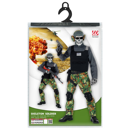 Stoer soldaten skelet pak voor kinderen