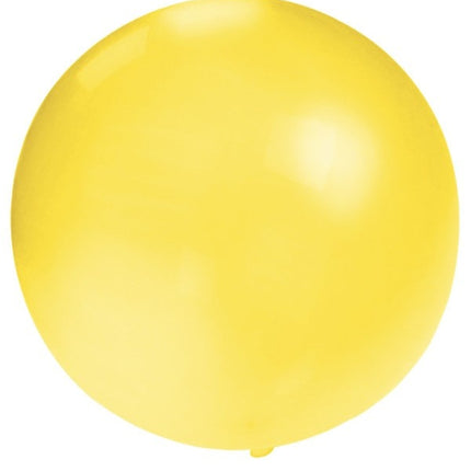 Gele ballon  Ø 60 cm