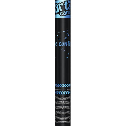 Confetti kanon blauw top kwaliteit 60cm
