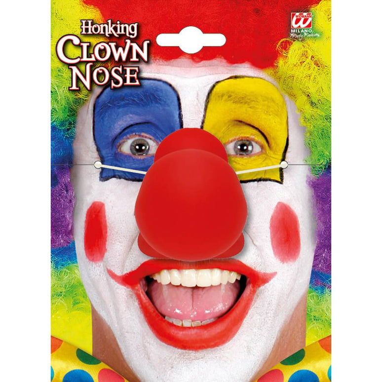 Rode clownsneus met geluid