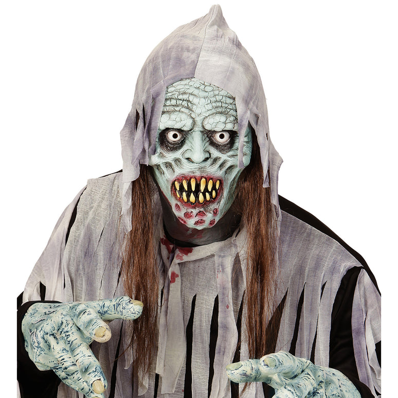 Masker geïnfecteerde zombie