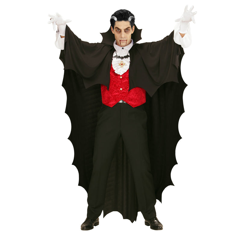 Vampier cape dracula zwart