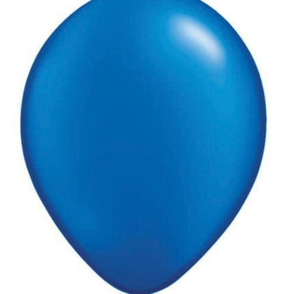 Navy blauwe latex ballonnen 100st.