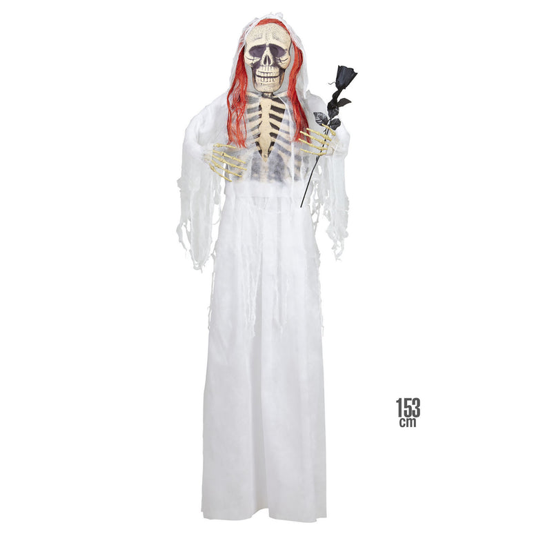 Skelet bruid decoratie pop