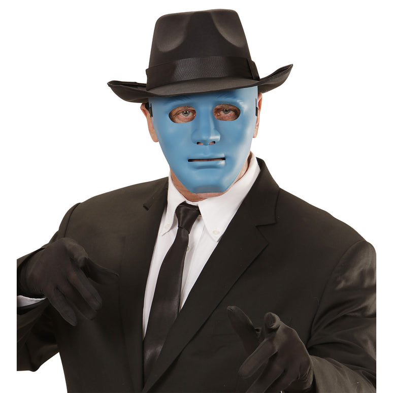 Anonymous masker blauw