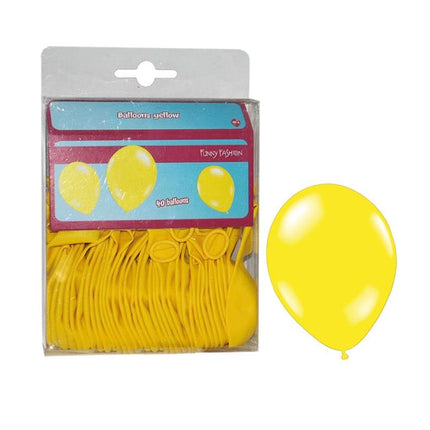 Gele latex ballonnen 40st