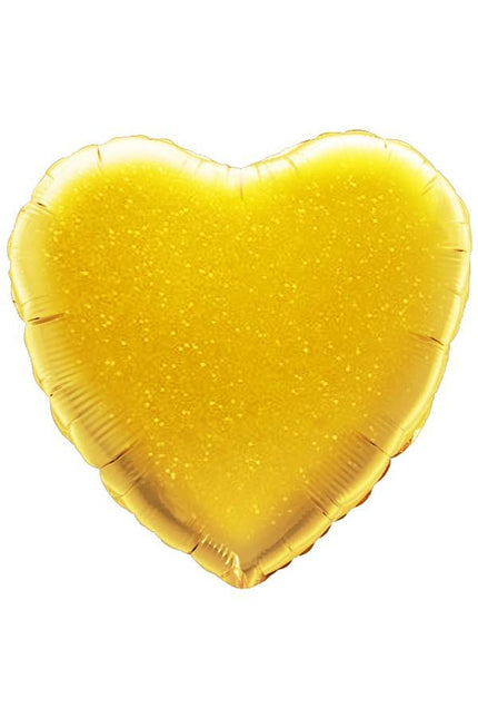 Folie ballon hart goud  nr. 18 45.7cm
