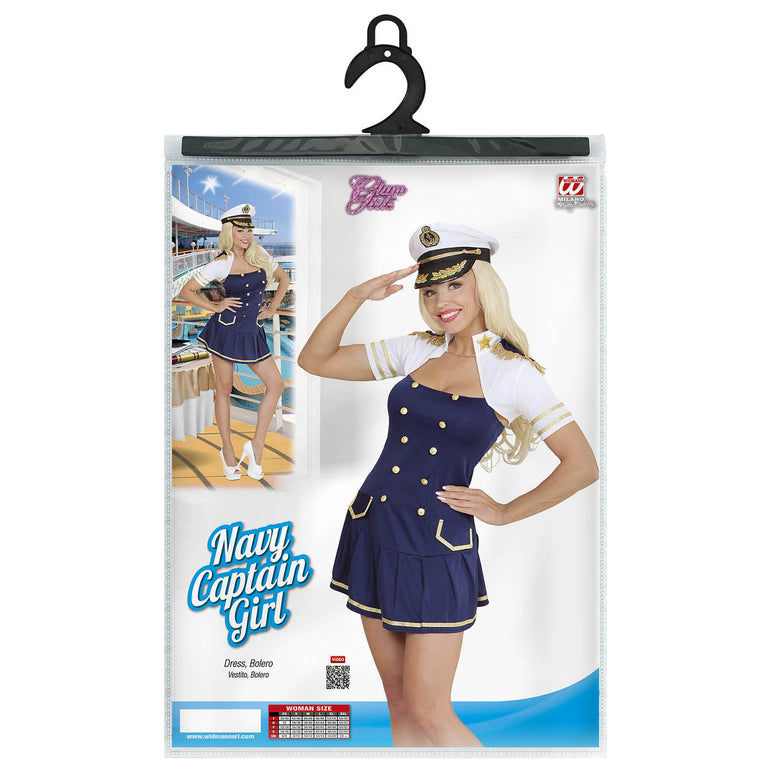Marine kapitein kostuum dames