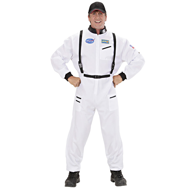 Astronauten kostuum wit