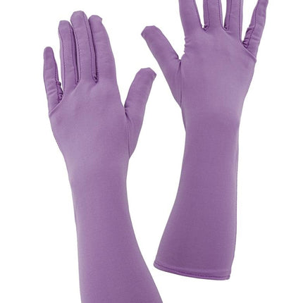 Lange handschoenen licht paars