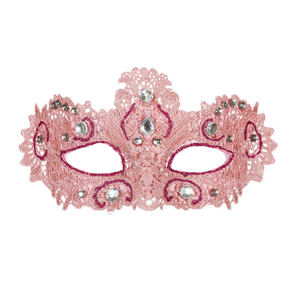 Antiek roze Venetiaanse oogmaskertjes