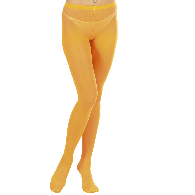 Neon panty 40den oranje