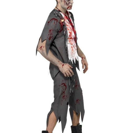 Zombie schooljongen kostuum