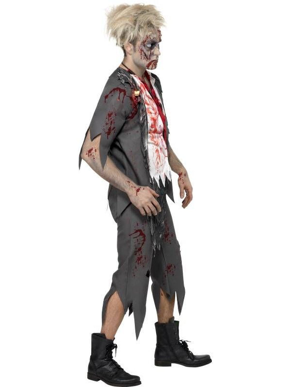 Zombie schooljongen kostuum