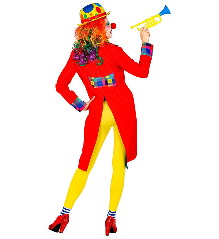 Slipjas clown rood dames