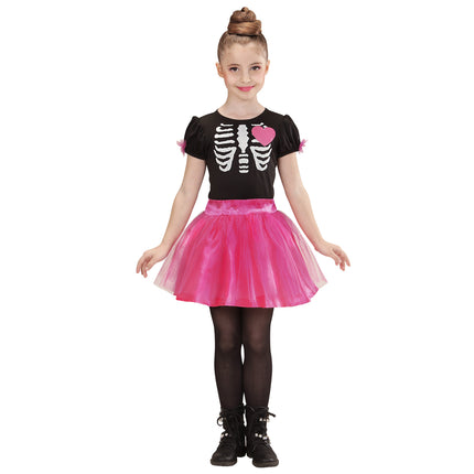 Skelet ballerina jurkje meisje