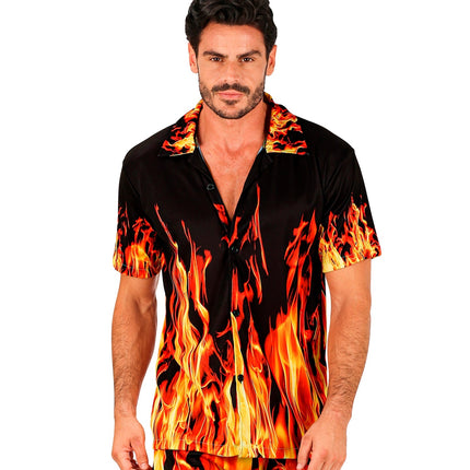 Zomer partyshirt Flames