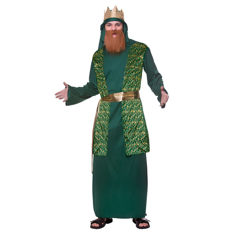 Koning Wijsman kostuum groen