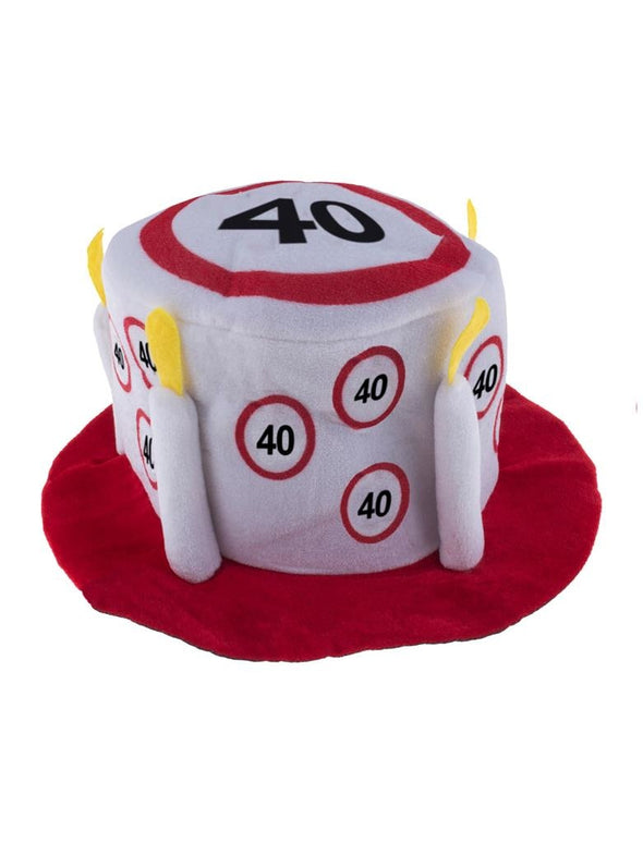 Party hoed 40 jaar met verkeersborden