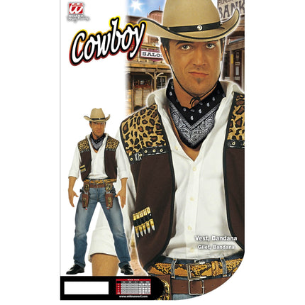 Cowboy vest met Bandana Joe