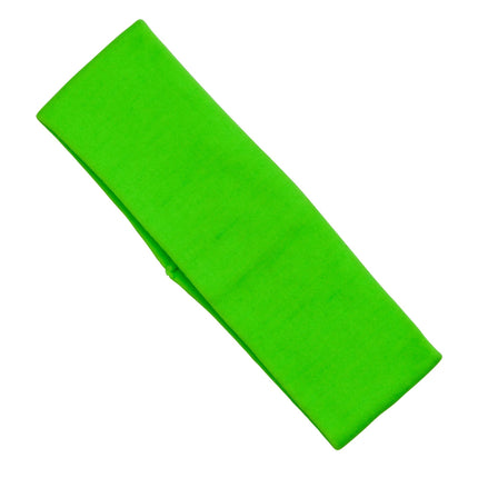 Hoofdband neon groen