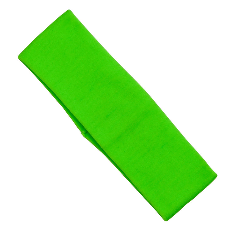 Hoofdband neon groen