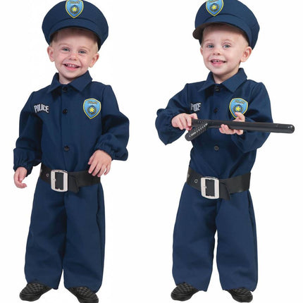 Baby politiepakjes voor carnaval