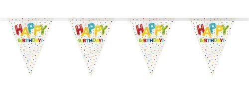 Vlaggenlijn happy ballon birthday 366cm