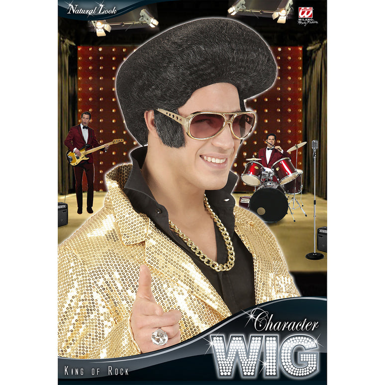 Pruik Elvis king of rock 'n roll