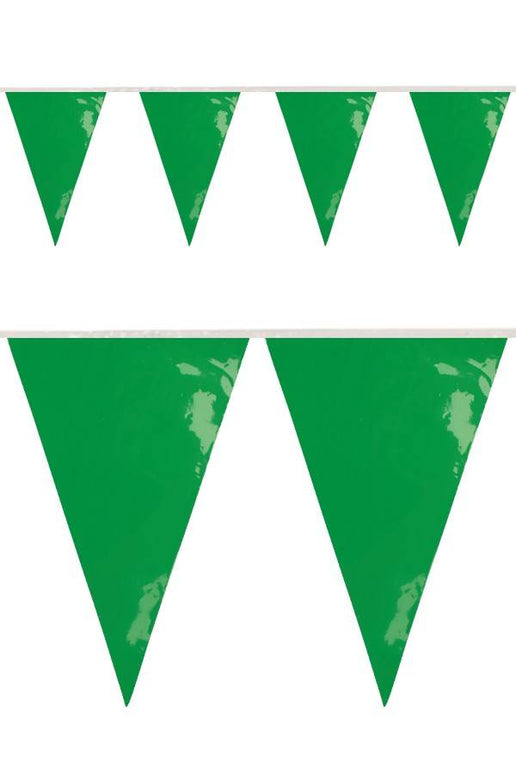 PVC vlaggenlijn groen 10 meter