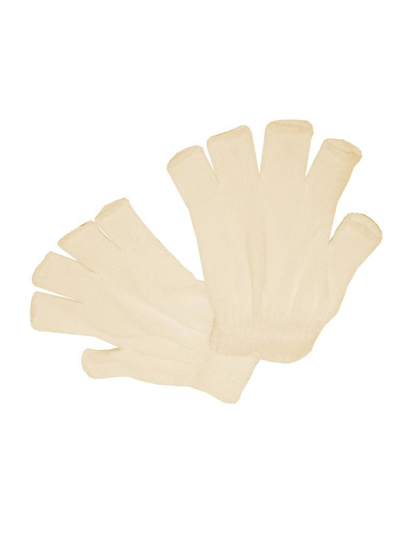 Vingerloze handschoenen wit