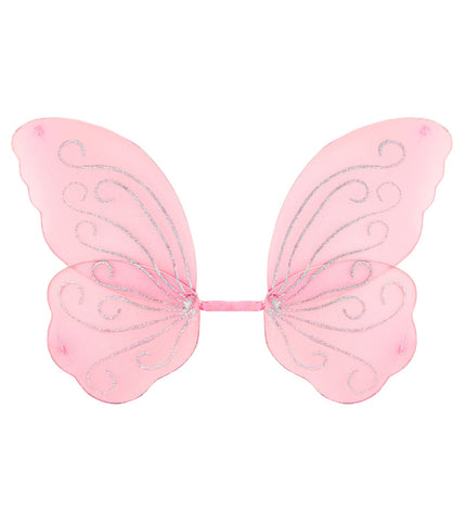 Vlindervleugels glitter roze