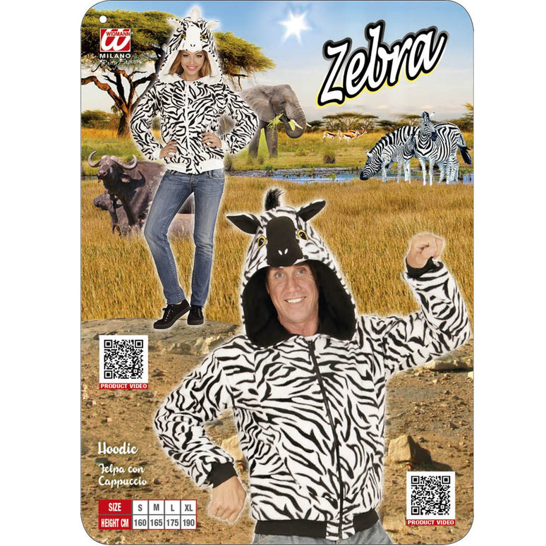 Zebra truitjes met ritssluiting