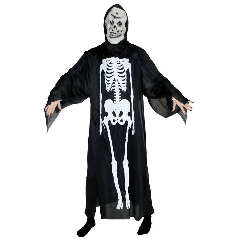 Skelet pak Scary volwassenen one size