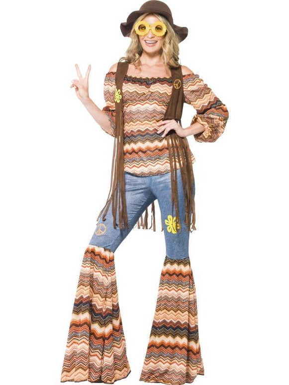 Hippie kostuum Harmony dames