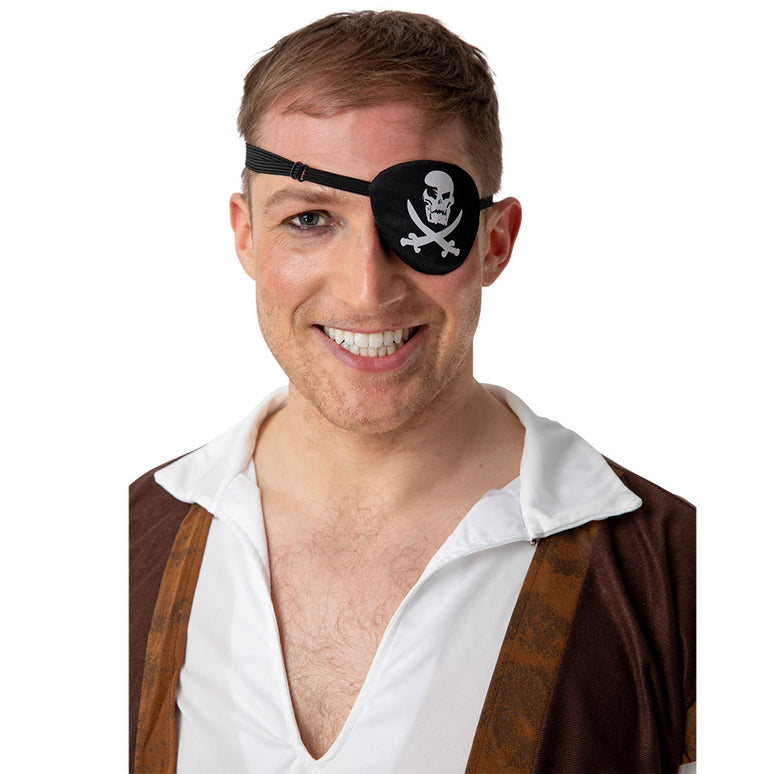 Satijnen piraten ooglapje Derk