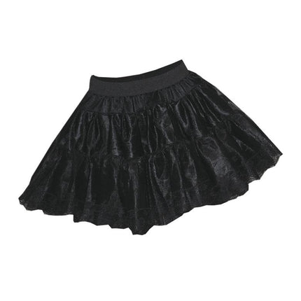 Sexy petticoat zwart 32cm
