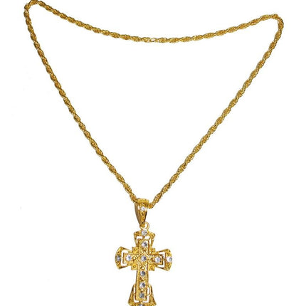 Religieuze halsketting met kruis