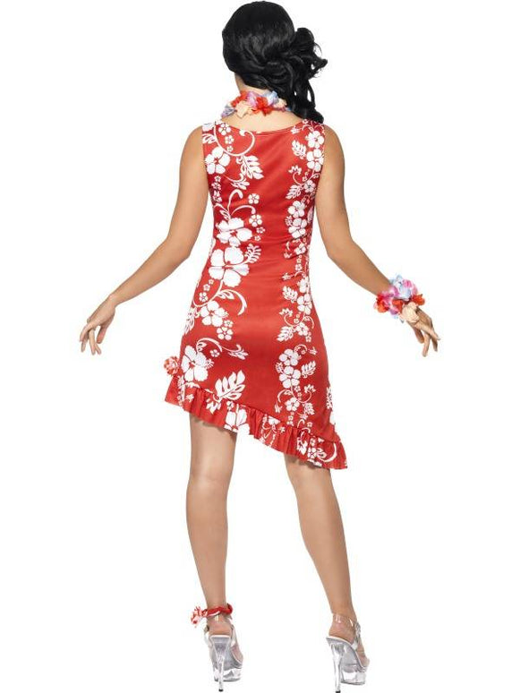 Hawaïaanse jurk Tessa in rood