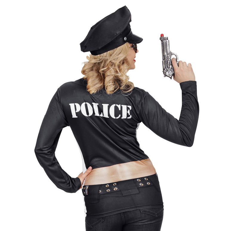 3D Politie shirt Police girl