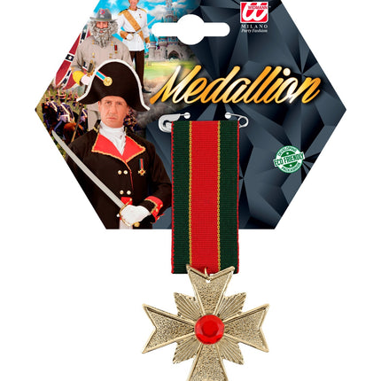 Onderscheiding gevecht medaille leger vierkant