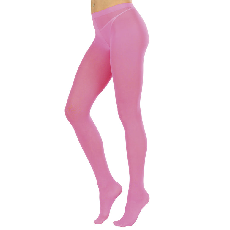 Neon panty 40den roze