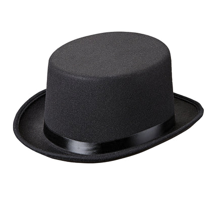 Hoge hoed vilt luxe zwart