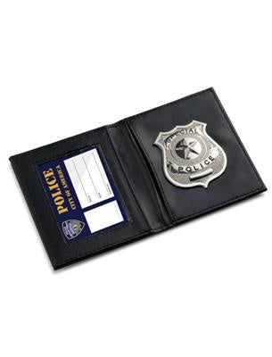 Badge politie met portemonnee