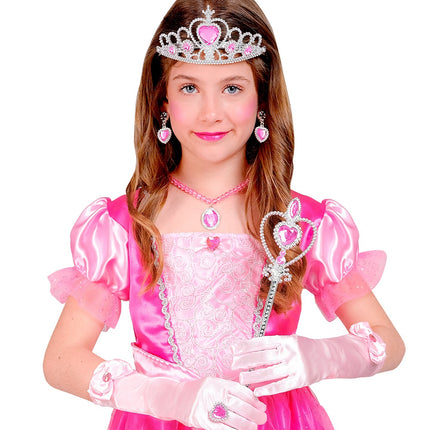 Prinses set Anna roze