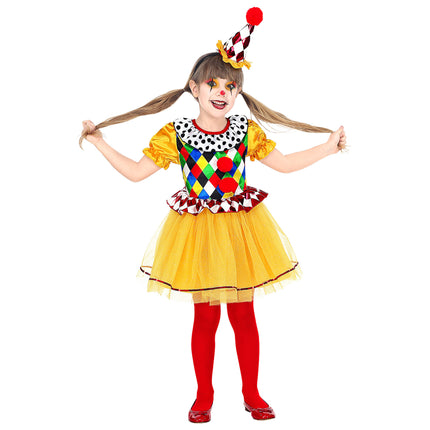 Clown kostuum Vera meisje