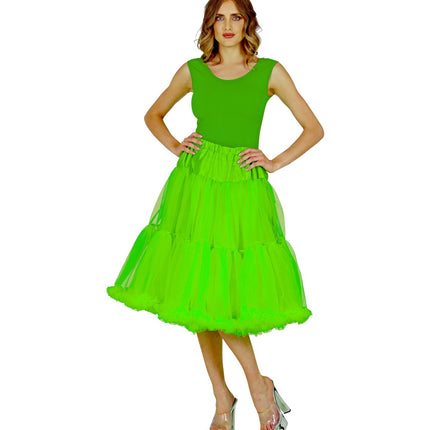 Petticoat groen tule 65cm