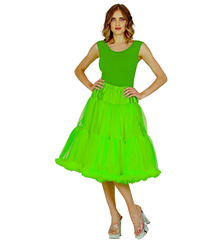 Petticoat groen tule 65cm