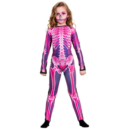 Roze skeleton jumpsuit Britt