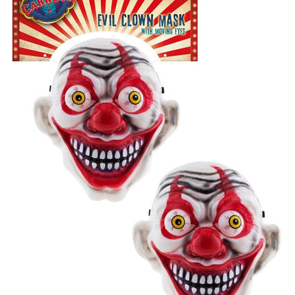 Evil clown masker halloween